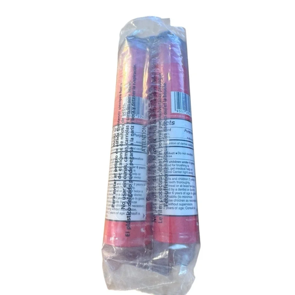Hismile Candy Cane Flavored‎ Toothpaste 2.12oz Fluoride Formula 2 pack